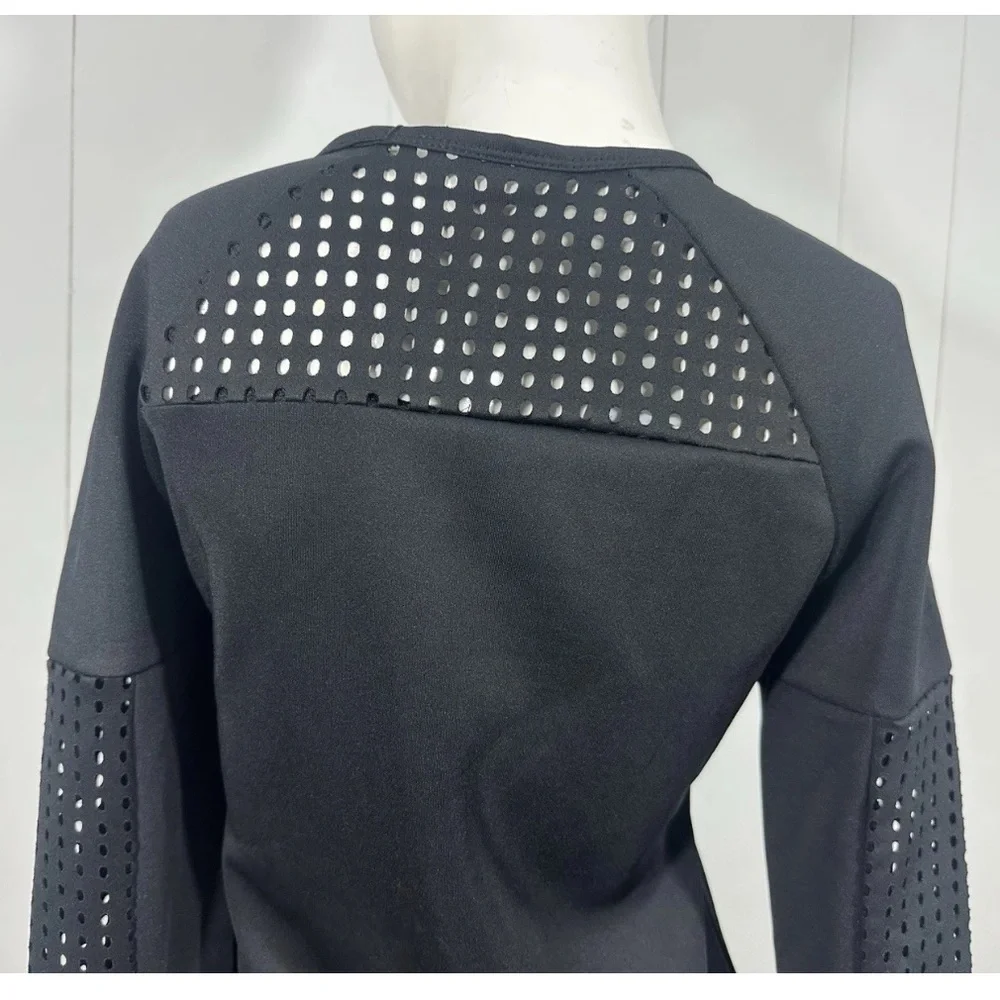 Fabletics Sweatshirt Dress Women Size S Black Tilly Athletic Dress Mini Dress - Picture 8 of 13